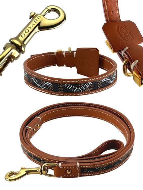 goyard dog collar resale|Goyard leash.